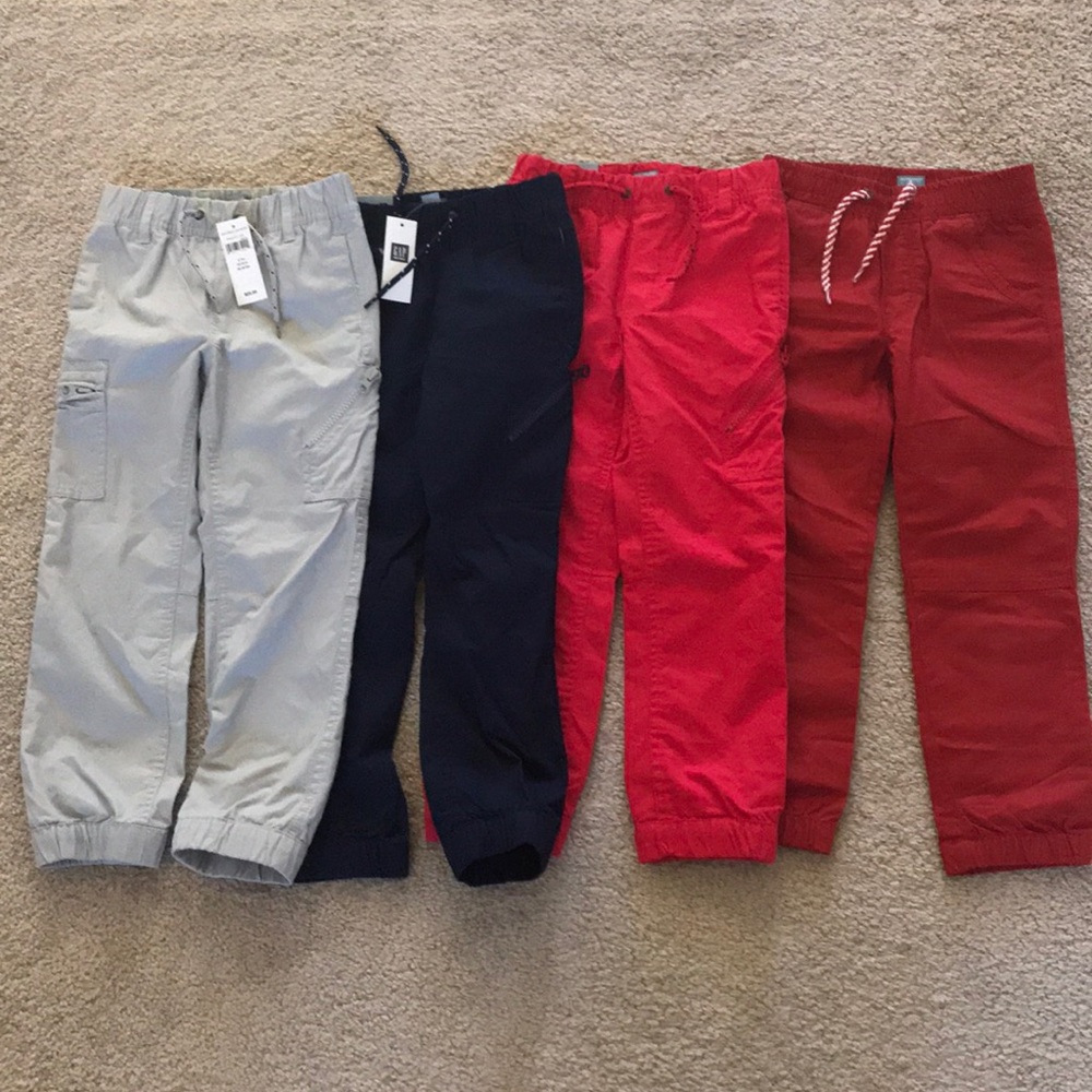 NWT Baby Gap boys jogger pants lot. Size 5T